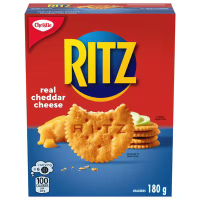 Ritz Crackers Real Cheddar Cheese 180g