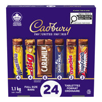 Cadbury Chocolate Variety Pack Pack of 24 	1.1kg