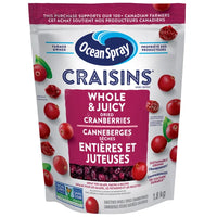 Ocean Spray Craisins Whole Dried Cranberries	1.8 kg