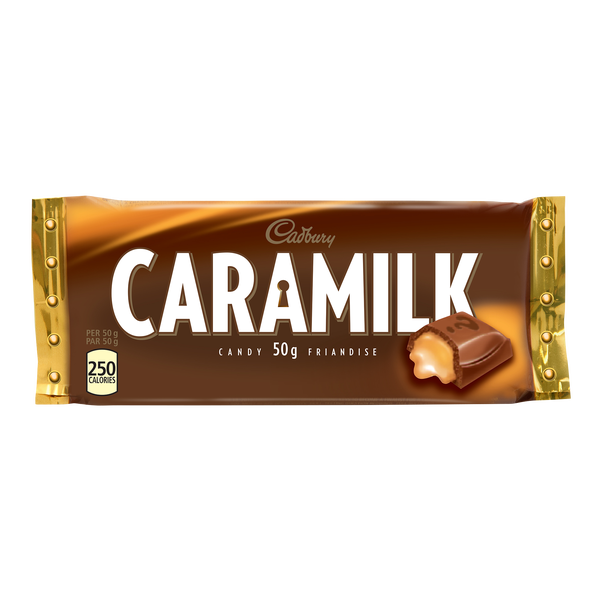 Cadbury Caramilk Chocolate Bars 48 x 50 g