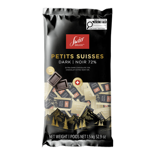 Swiss Delice Dark Chocolate 72% 1.5 kg