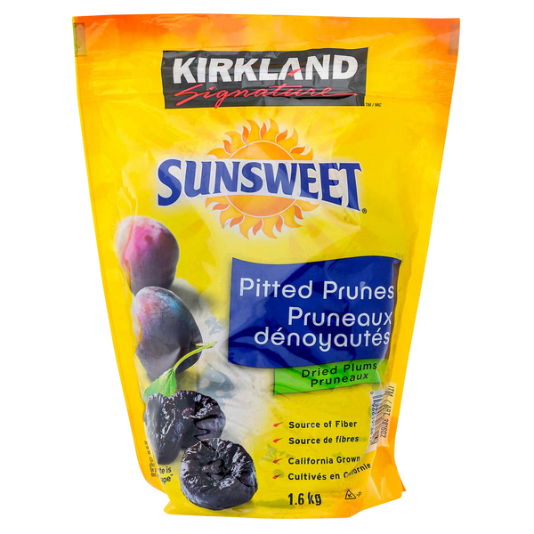 Kirkland Signature Sunsweet Dried and Pitted California Grown Prunes	1.6 kg