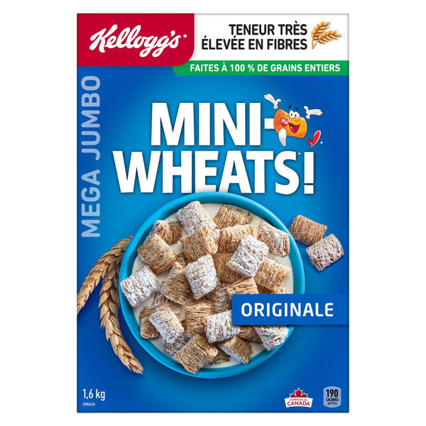 Kellog's Mini-Wheats Original Jumbo Pack 1.6 Kg