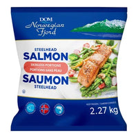Dom Norwegian Fjord Frozen Steelhead Skinless Salmon 2.27 kg