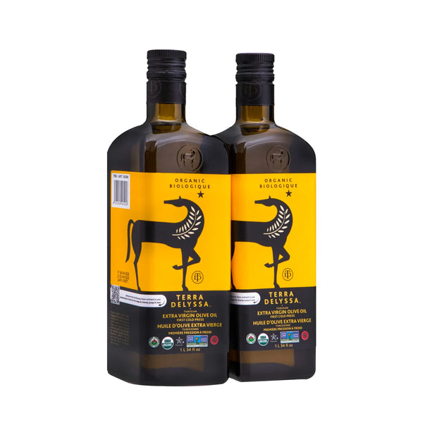 Terra Delyssa Organic Extra Virgin Olive Oil 2x1L