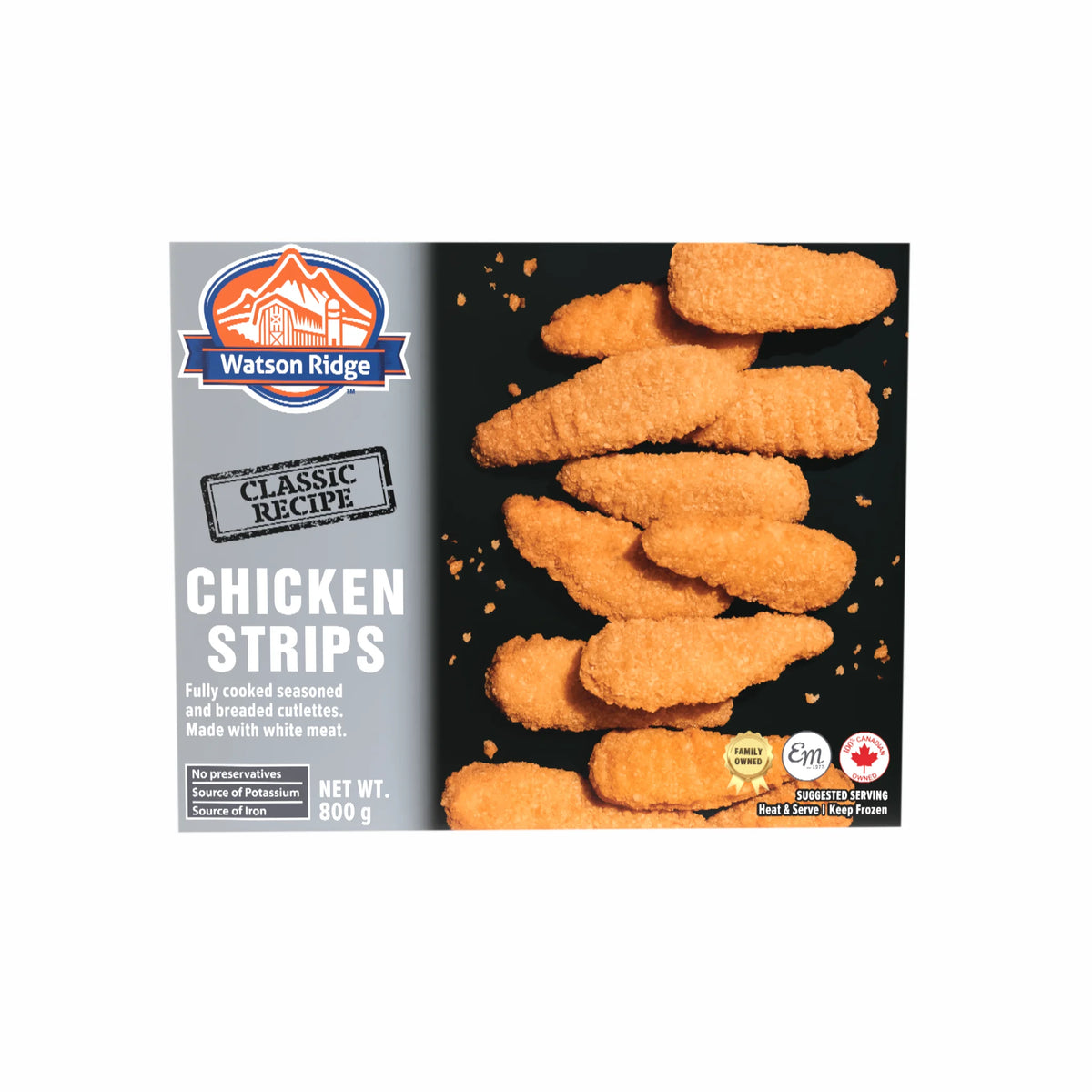 Watson Ridge Chicken Strips, 800 g