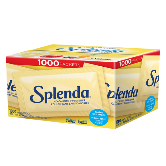 "Splenda No Calorie Sweetener Packets Pack of 1,000", 1,000x1g