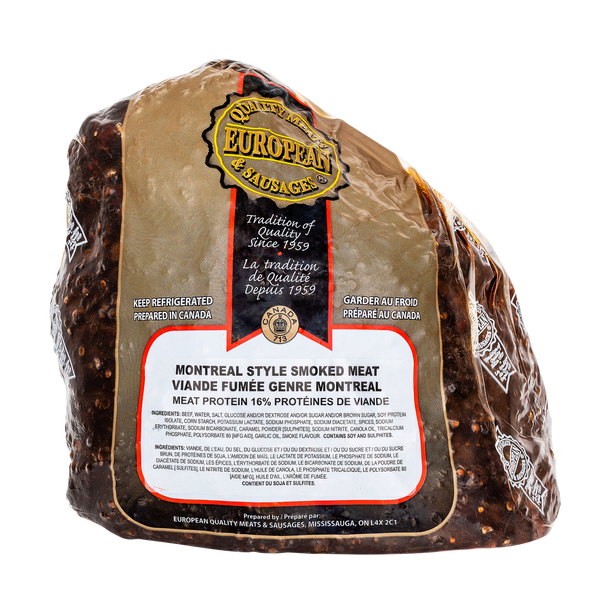 Erie Meats Montreal Smoked Meat 3 kg average weight*
