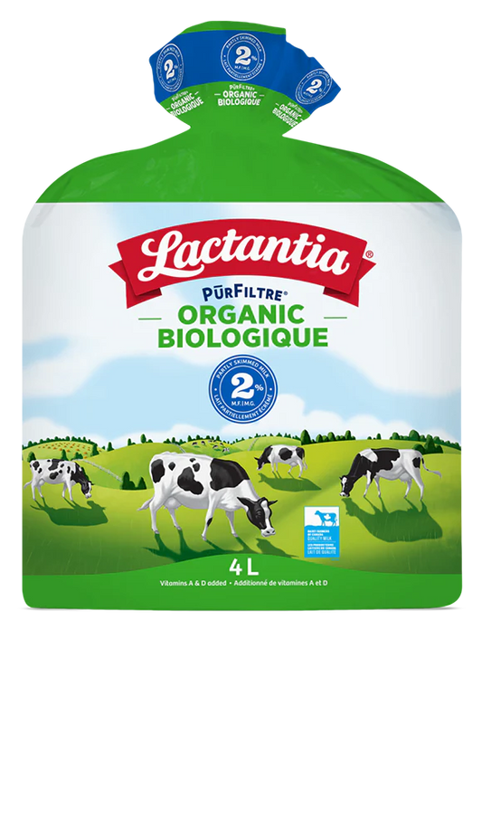 Lactantia Organic 2% Milk 4 Lt