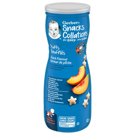 Gerber Peach Puffs 42g