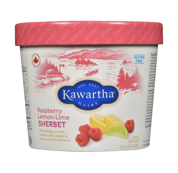 Kawartha Raspberry Lemon Lime Sherbet 1.5 L