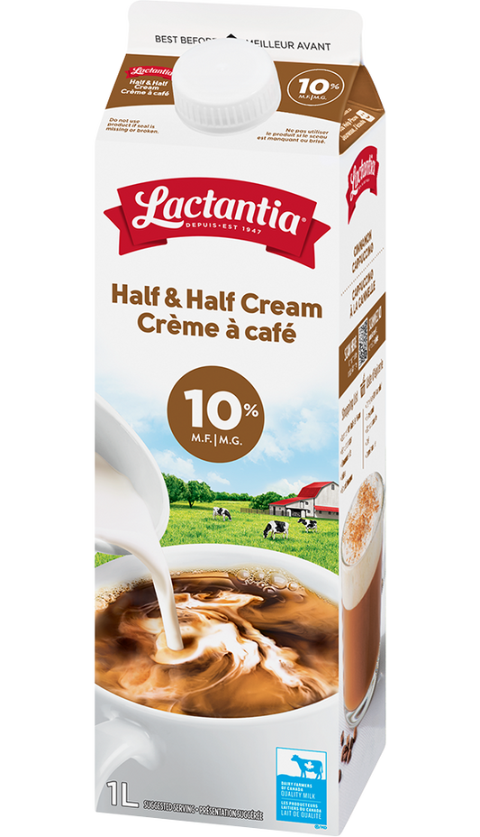 Lactantia 1/2  And 1/2  10% Cream 1 Lt