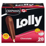 Chapmans Superlollies Chocolate 28pk 28x50ml