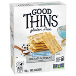 Christie Good Thins Rice Crackers, Sea Salt And Pepper 100g