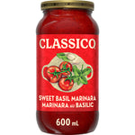 Classico Sweet Basil Marinara 600 Ml