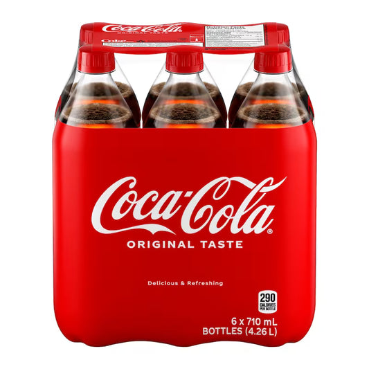 Coca-Cola Cola Bottles 6x710 ml