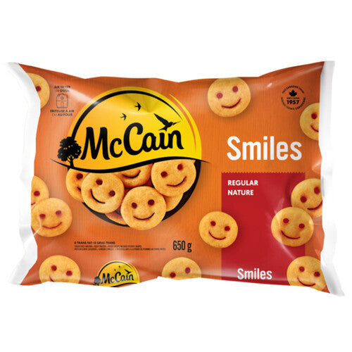 Mccain Smiles Fries 650G