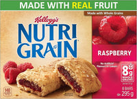 Kellogg's Nutri-Grain Cereal Bars, Raspberry 295g