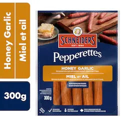 Schneiders Pepperettes Sausage Sticks, Honey Garlic 300g