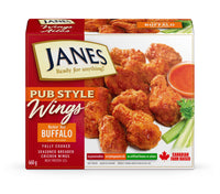 Janes Frozen Kickin' Hot Buffalo Chicken Wings, Pub Style 660g