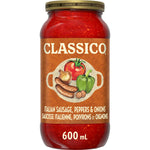 Classico Italian Sausage Peppers Onions Sauce 600 Ml