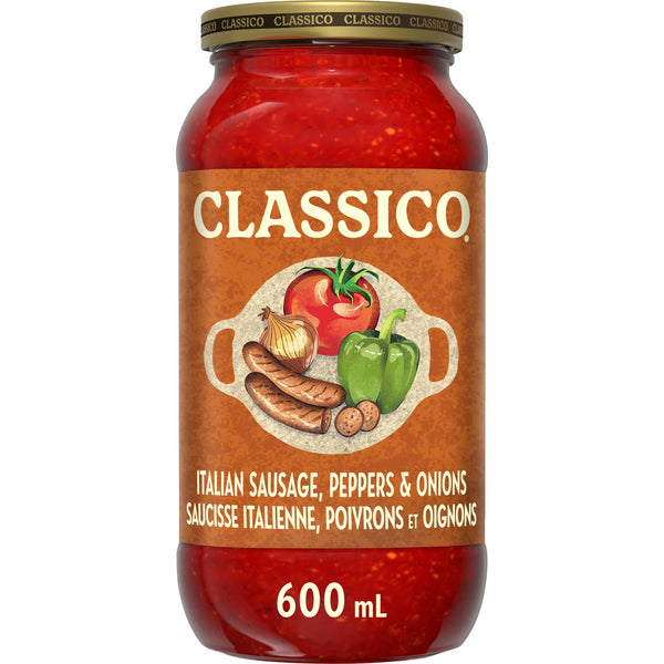 Classico Italian Sausage Peppers Onions Sauce 600 Ml