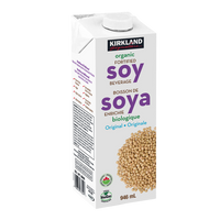 Kirkland Signature Organic Soy Beverage	6 x 946 mL