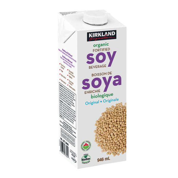 Kirkland Signature Organic Soy Beverage	6 x 946 mL