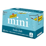 Schweppes Club Soda, 6 Pack Mini-Cans, 6x222 ml