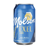 Molson Exel 0.5 % Non Alcohol Beer, Molson Exel Beer 12x355ml