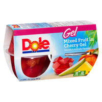 Dole Mixed Fruit Cherry Gel 4 Pk