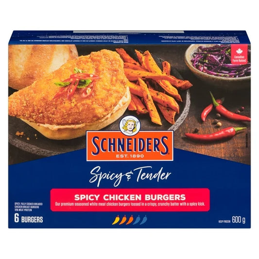 Schneiders Spicy Chicken Burgers  600g