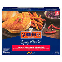 Schneiders Spicy Chicken Burgers  600g