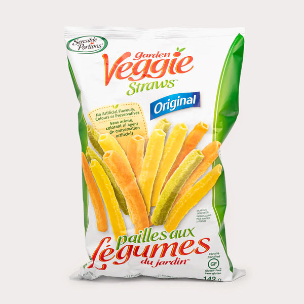 Sensible Portions® Veggie Straws™, Original Flavour, Gluten-Free Chips, 142 Gram Bag