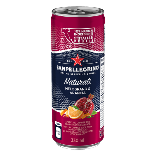 San Pellegrino Naturali Melograno & Arancia 24 x 330 mL