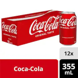 Coca-Cola Cola Fridge Pack Cans 12x355 ml