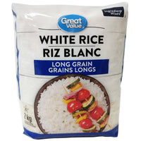 Great Value Long Grain White Rice, 2 kg