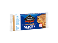 Black Diamond Light Cheddar-Style Processed Cheese Slices 410G