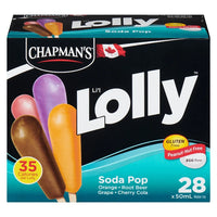 Chapmans New Lolly Soda Pop 28 Pk 28x50ml