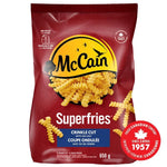 Mccain Frozen Crinkle Cut Fries, Superfries