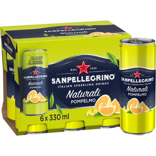 San Pellegrino Naturali Pompelmo 24 x 330mL