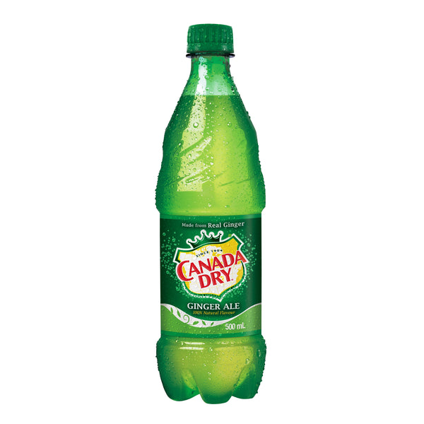 Canada Dry Ginger Ale, 500ml Pack of 24
