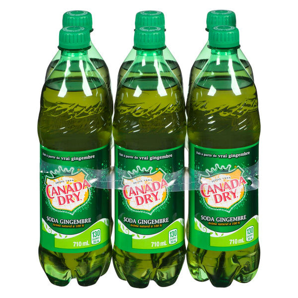 Canada Dry Ginger Ale, 6 Pack, 6x710 ml