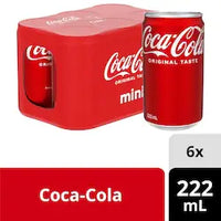 Coca-Cola Cola Cans (Mini) 6x222 ml