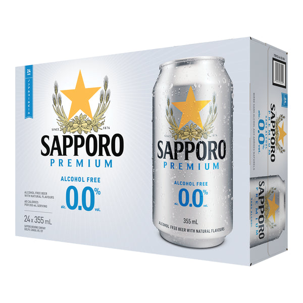 Sapporo 0.0% 24 x 355 mL