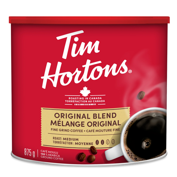 Tim Hortons Original Fine Grind Coffee 875g