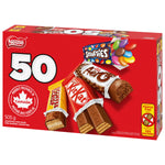 NESTLÉ Favourites KITKAT, AERO, SMARTIES & COFFEE CRISP Mini Bars & Candies, Peanut-free Halloween Candy, Individually Wrapped, Made in Peanut-free Facility, Prepared in Canada, 505 g