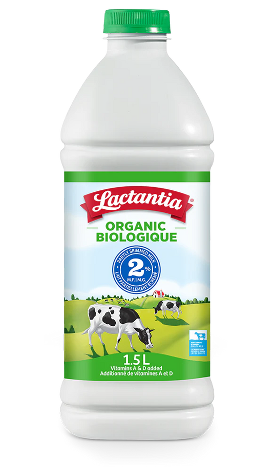 Lactantia Organic 2% Milk 1.5 Litre