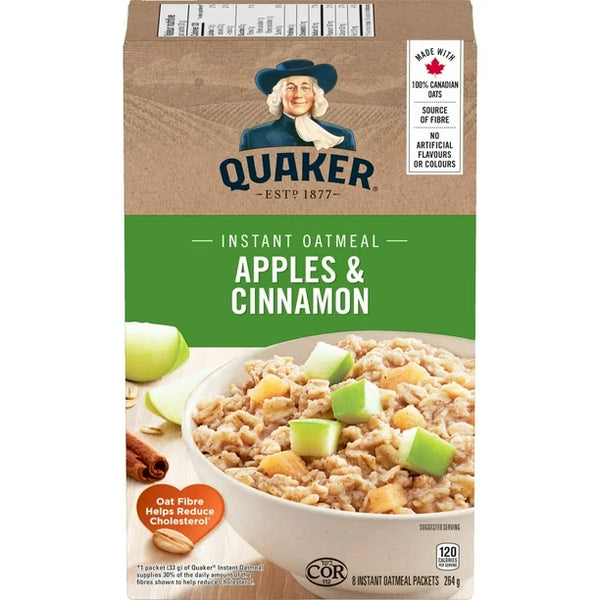 Quaker Instant Oatmeal, Apple & Cinnamon 10x32.5g