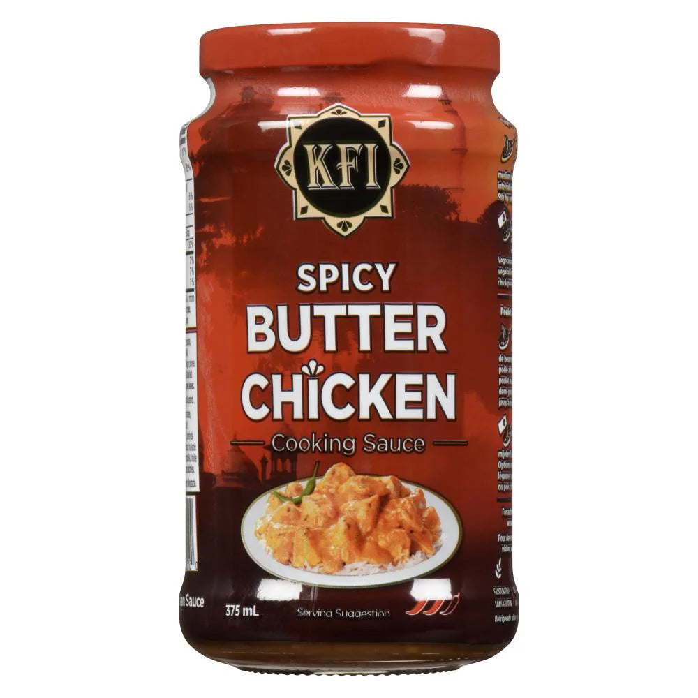 KFI Spicy Butter Chicken Cooking Sauce, 375 mL